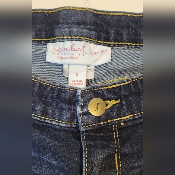 Isabel underbelly maternity boot cut jeans Size 2 - Picture 8 of 10